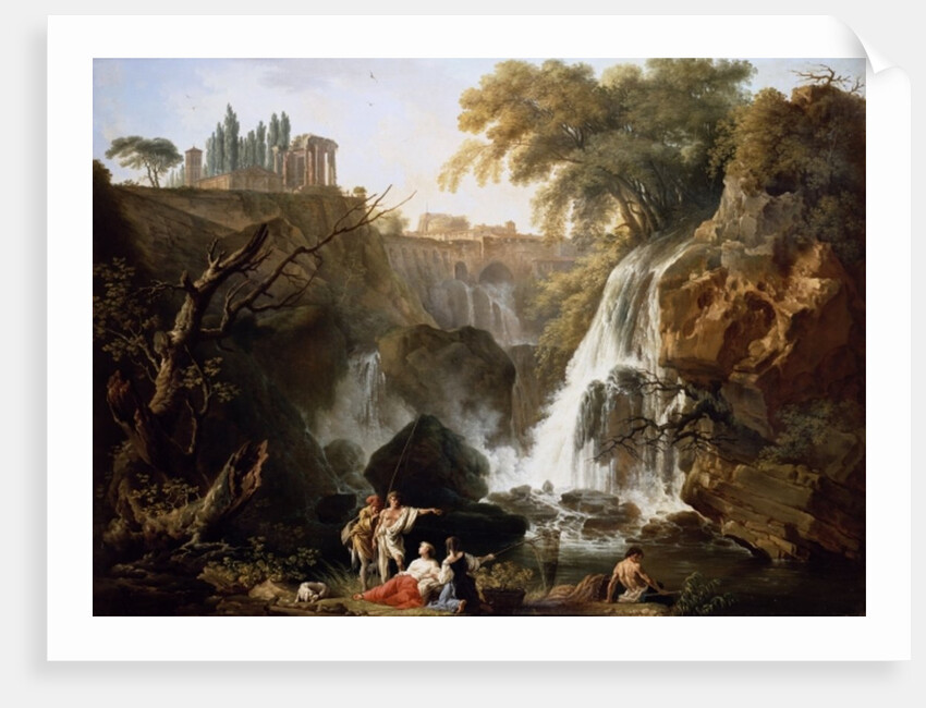The Cascade at Tivoli by Claude Joseph Vernet