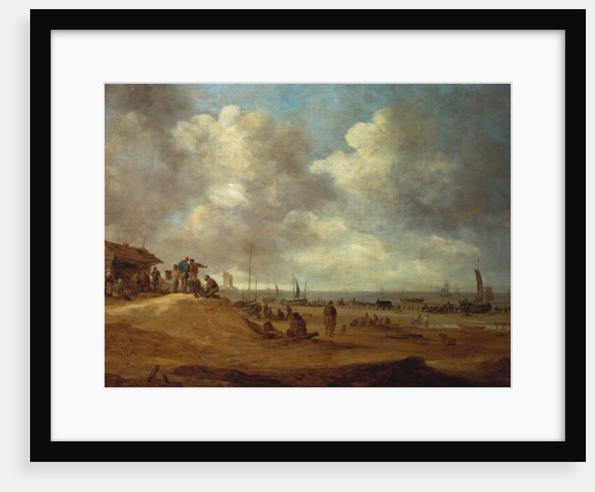 A View of Scheveningen, 1649 by Jan Josephsz van Goyen