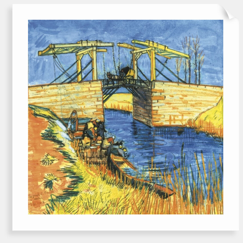 Le Pont de Langlois a Arles, 1888 by Vincent van Gogh