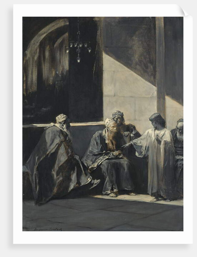 Christ teaching in the temple by Benjamin (1845-1902) Constant