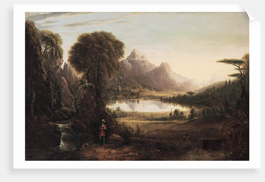 The Happy Valley, from Rasselas, the Prince Meditating His Escape by Jesse Talbot