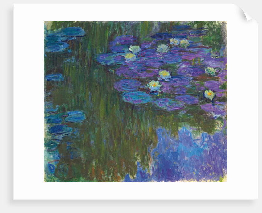 Nymphéas en fleur, 1914-17 by Claude Monet