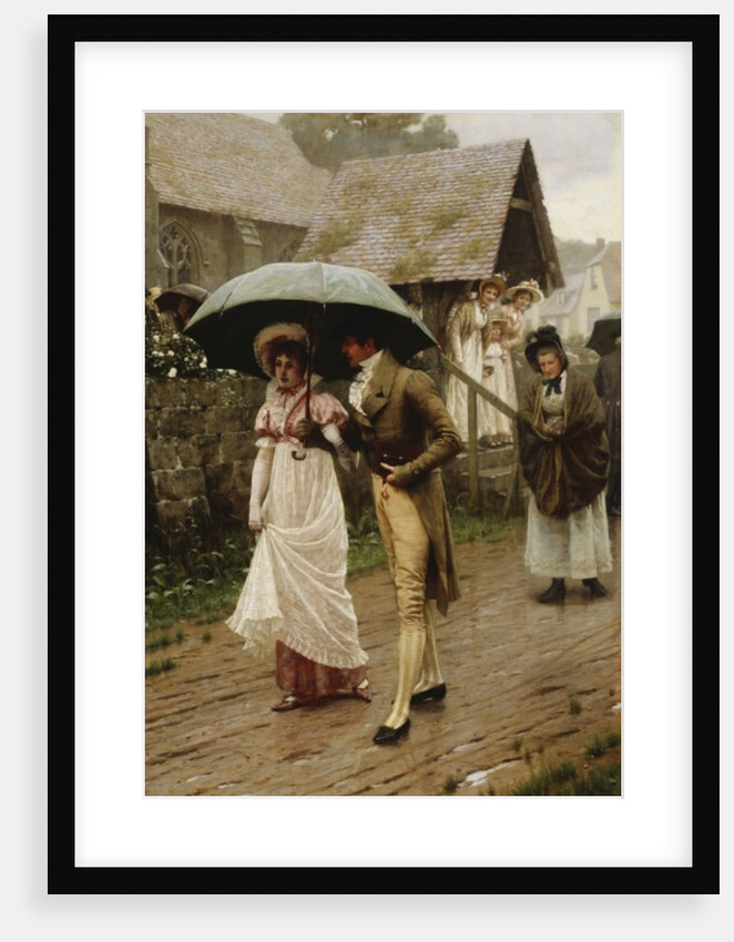 A Wet Sunday Morning, 1896 by Edmund Blair Leighton
