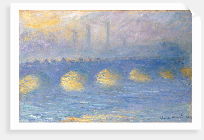 Waterloo Bridge, temps couvert, 1904 by Claude Monet