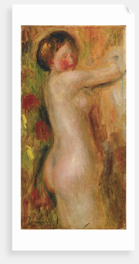 Nude with raised arm by Pierre Auguste Renoir