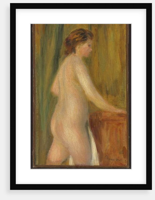 Nude with bath towel, c.1900 by Pierre Auguste Renoir