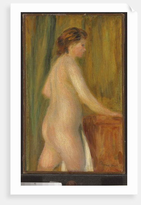 Nude with bath towel, c.1900 by Pierre Auguste Renoir