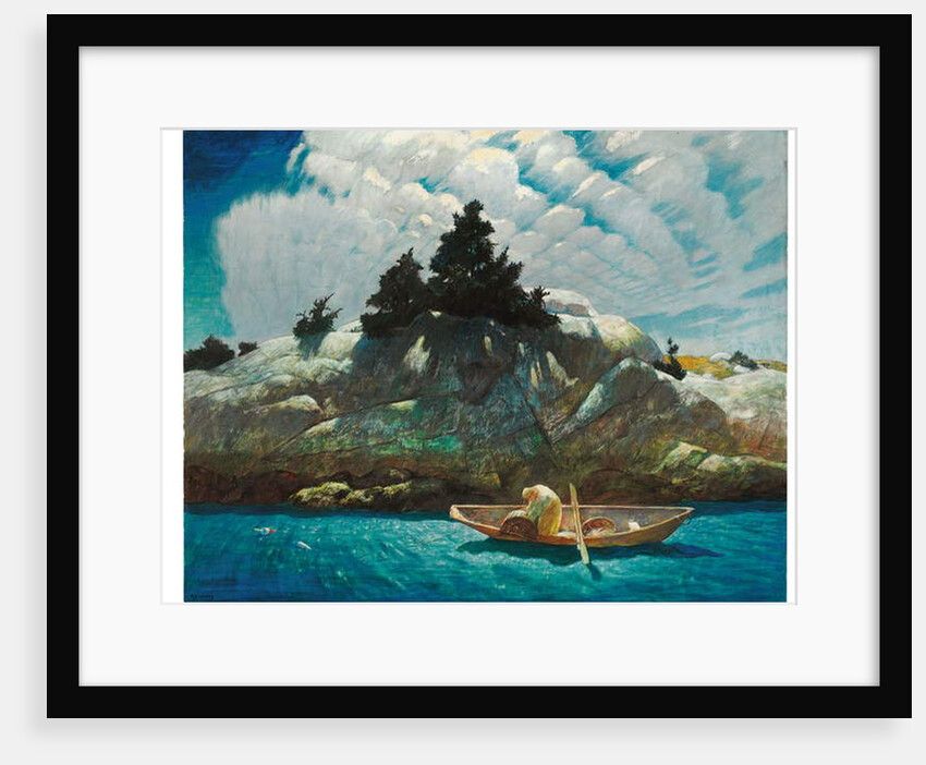 Black Spruce Ledge, 1939 by Newell Convers Wyeth
