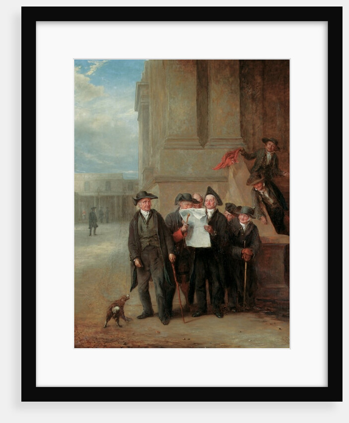 Naval Intelligence: Greenwich Pensioners Reading a Copy of The Times by Henry James Pidding