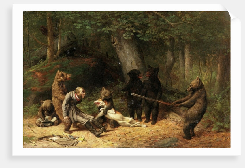 Making Game of the Hunter, 1880 by William Holbrook Beard
