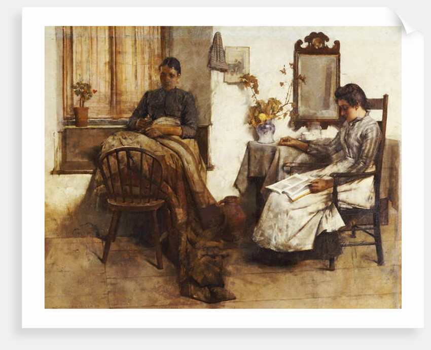 Quiet Moments, 1889 by Albert Chevallier Tayler