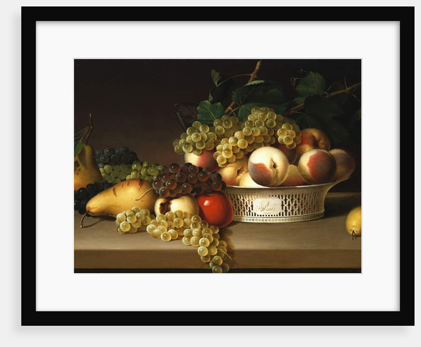 Fruit in a Chinese Basket, 1822 by James the Elder Peale