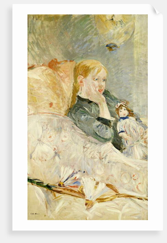 Young Girl with a Doll, 1896 by Berthe Morisot