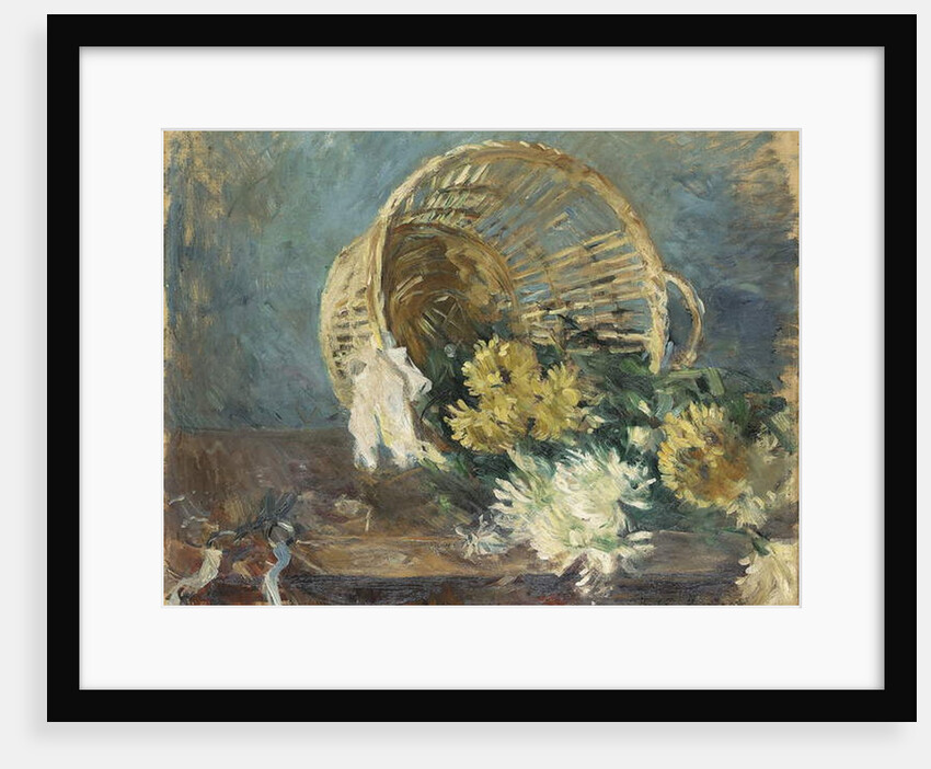 Chrysanthemums or The Overturned Basket, 1885 by Berthe Morisot