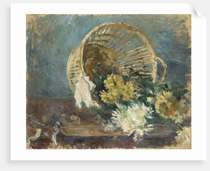 Chrysanthemums or The Overturned Basket, 1885 by Berthe Morisot