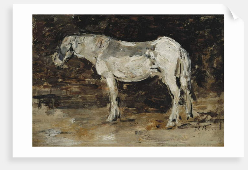 White Horse, c.1885-90 by Eugene Louis Boudin