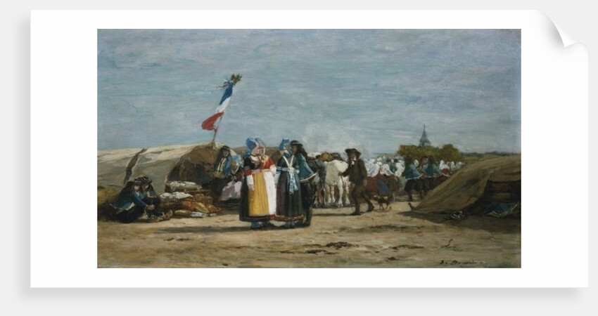 Pilgrimage in Finistere, Brittany by Eugene Louis Boudin
