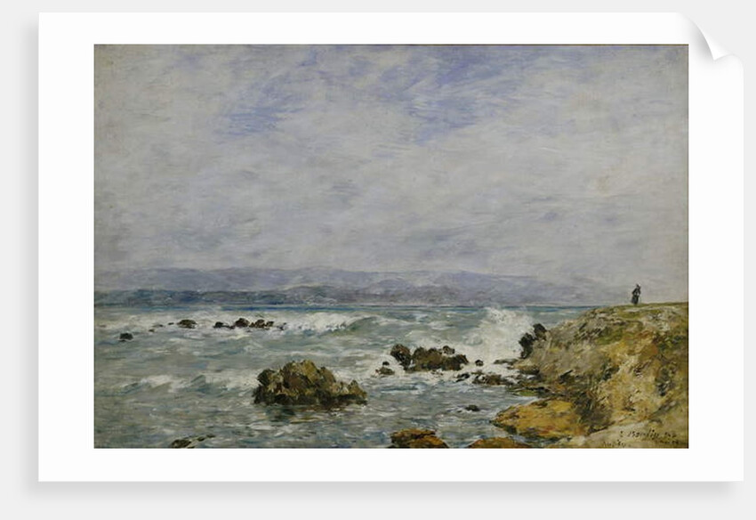 La Pointe de l'Ilette, Antibes, 1893 by Eugene Louis Boudin