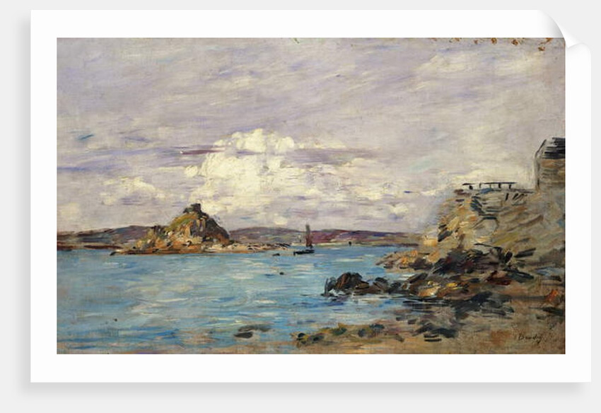 Study for 'The Bay of Douarnenez', c.1895-97 by Eugene Louis Boudin