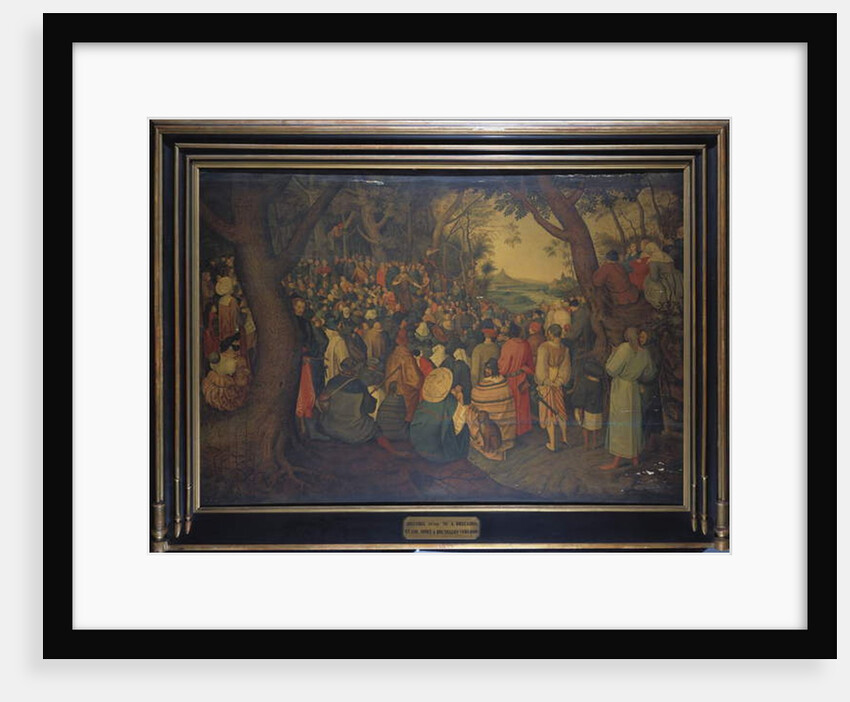 The Preaching of St. John the Baptist by Pieter the Younger Brueghel