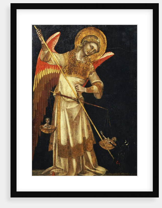 An Angel Protecting a Soul from the Devil by Guariento di Arpo