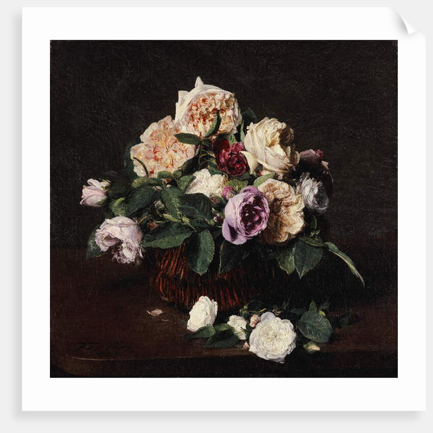 Vase of Flowers, 1876 by Ignace Henri Jean Fantin-Latour