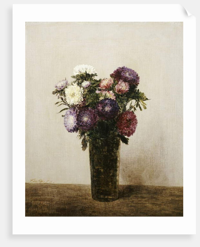 Vase of Flowers, 1872 by Ignace Henri Jean Fantin-Latour