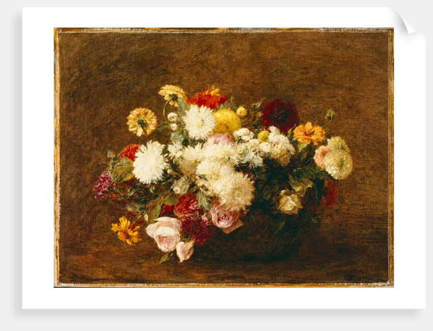 Bouquet of Flowers, 1894 by Ignace Henri Jean Fantin-Latour