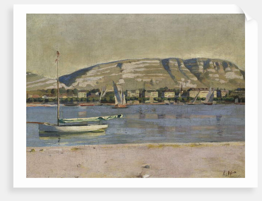 Geneva Harbour and the Saleve, 1878 by Ferdinand Hodler