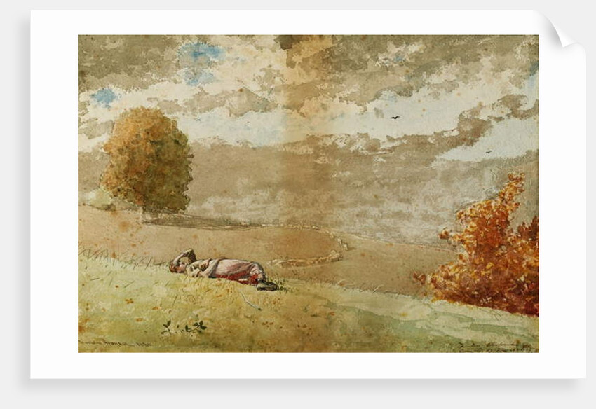 Daydreaming, 1880# by Winslow Homer