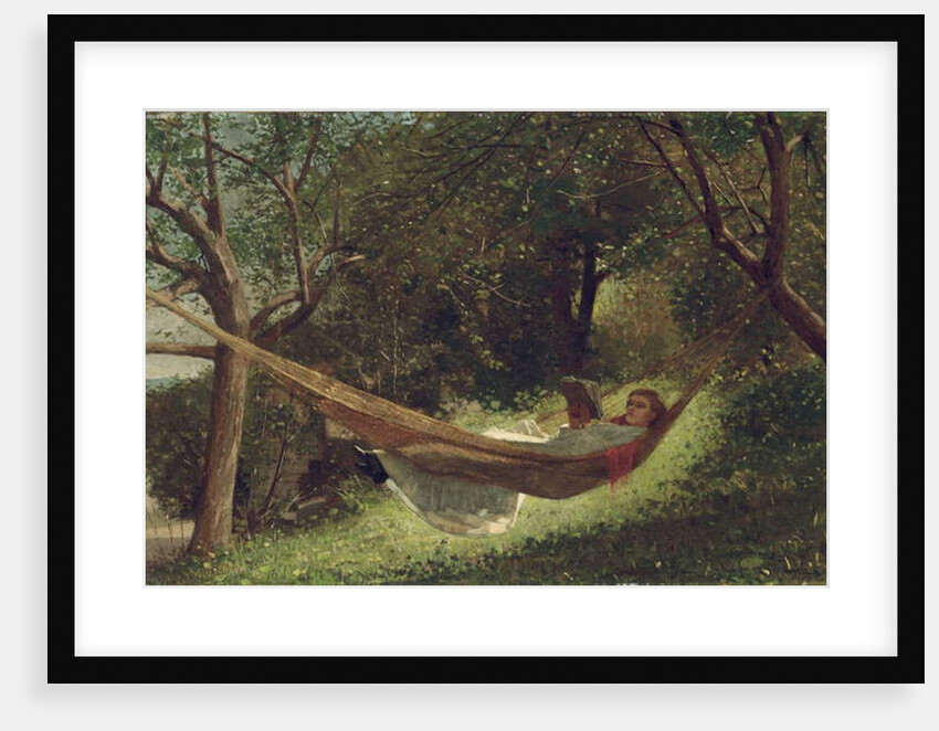 Girl in the Hammock, 1873 by Winslow Homer