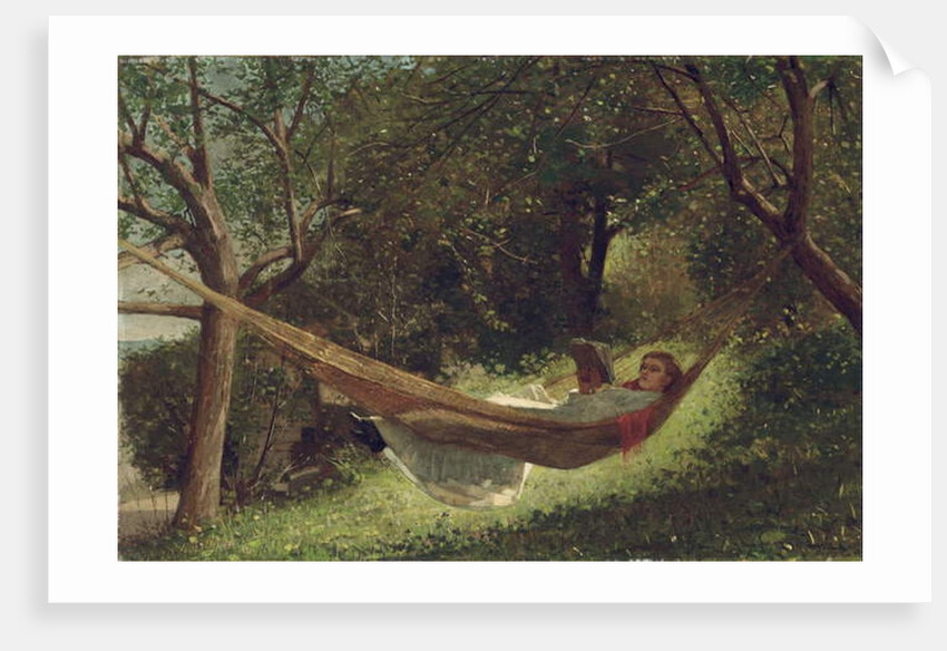 Girl in the Hammock, 1873 by Winslow Homer