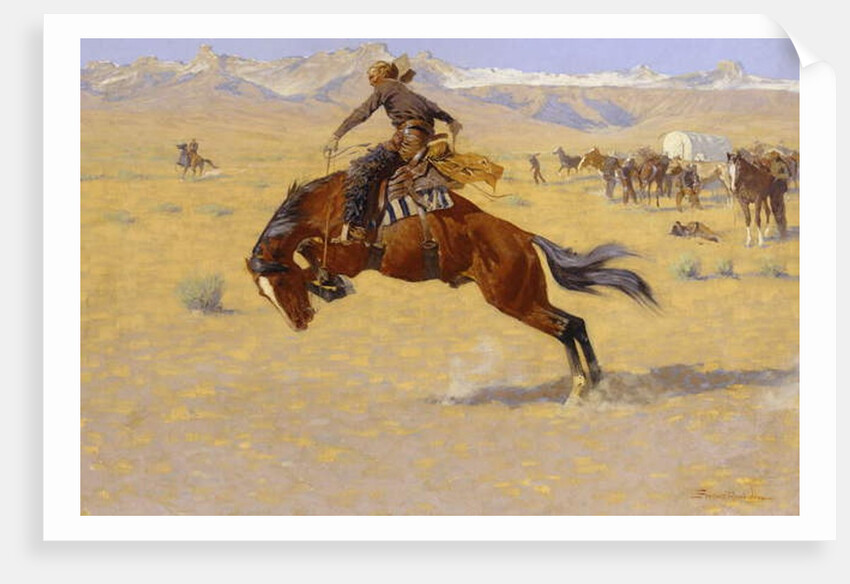 A Cold Morning on the Range, c.1904 by Frederic Remington