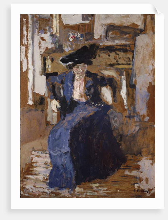 Woman in Blue by Edouard Vuillard