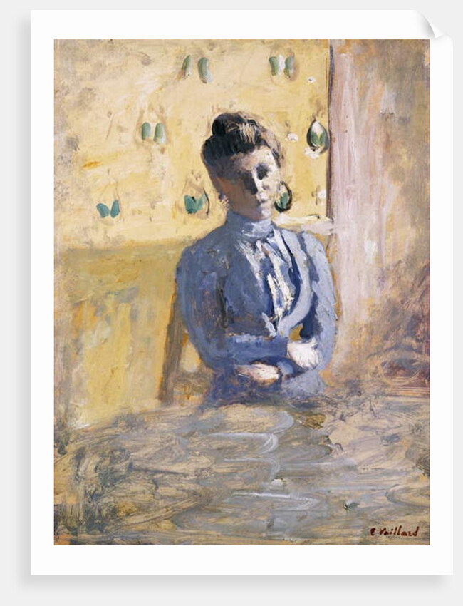Seated woman in blue, c.1899 by Edouard Vuillard