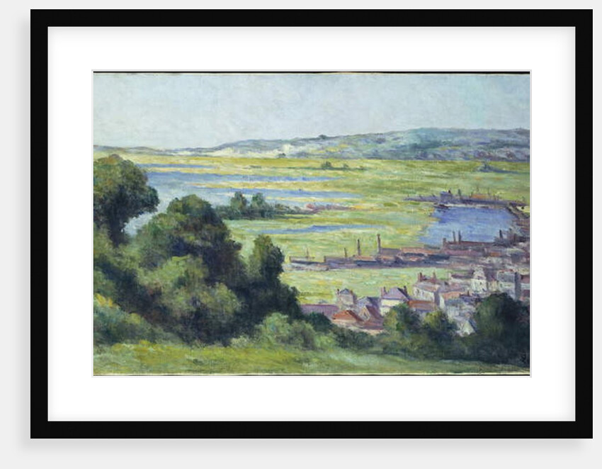 View of Honfleur by Maximilien Luce