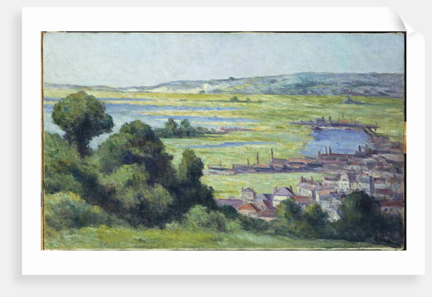 View of Honfleur by Maximilien Luce