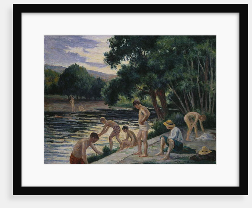 Bathers on the Banks of the Cure by Maximilien Luce