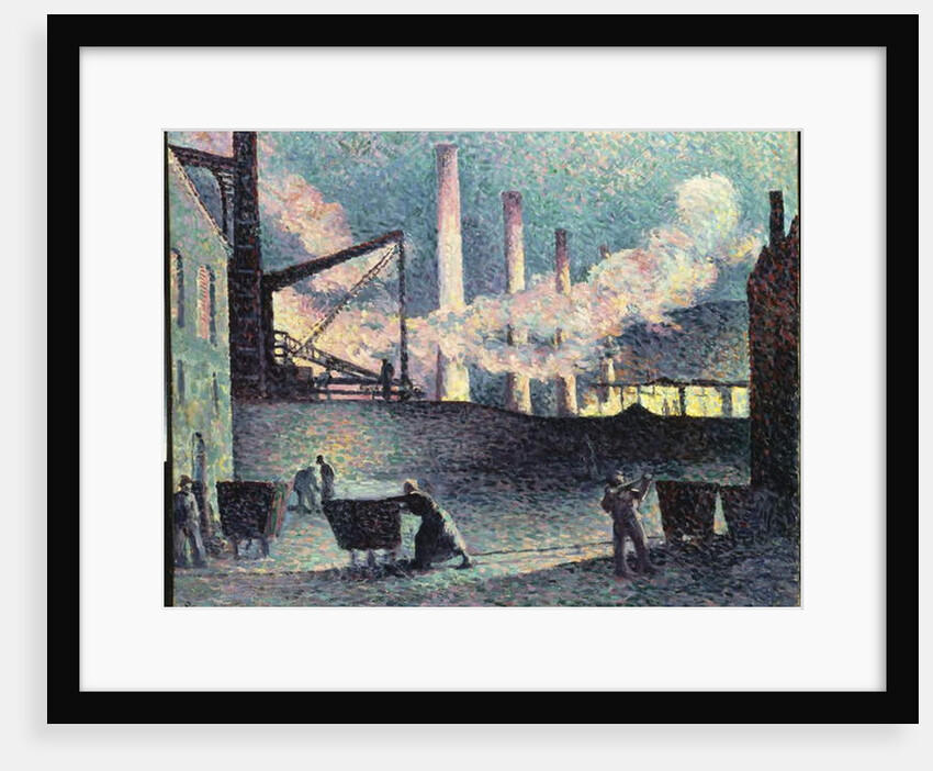 Factory Chimneys at Couillet, 1903 by Maximilien Luce