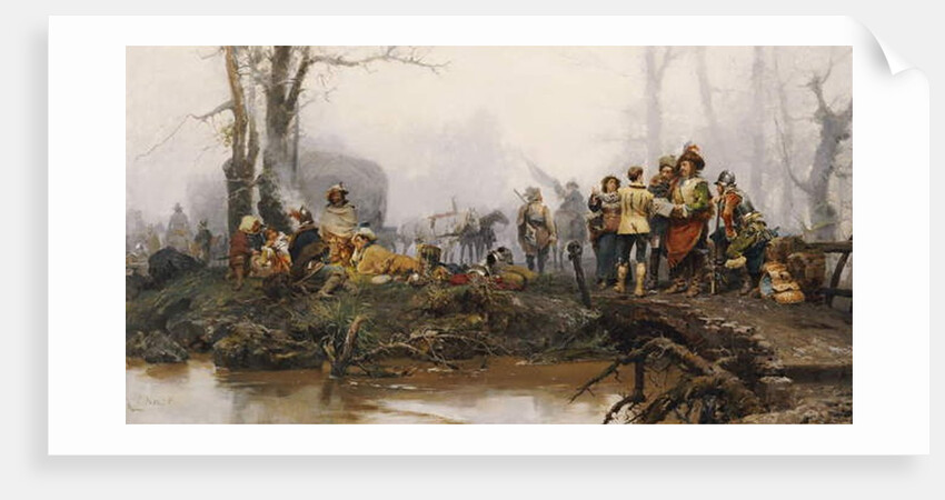 The Encampment, 1878 by Cesare-Auguste Detti