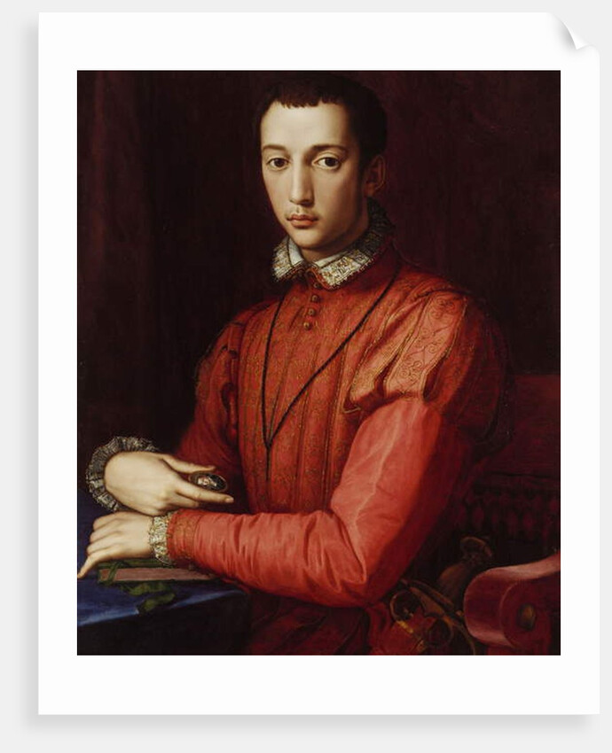 Portrait of Francesco I de' Medici by Agnolo di Cosimo Bronzino
