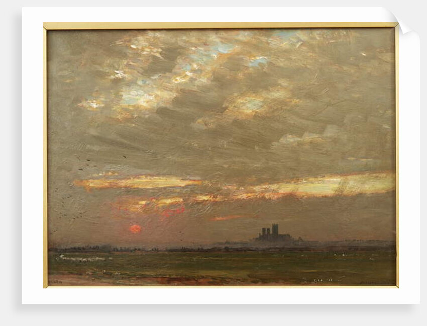 Lincoln Cathedral at Sunset, 1912 by Albert Goodwin