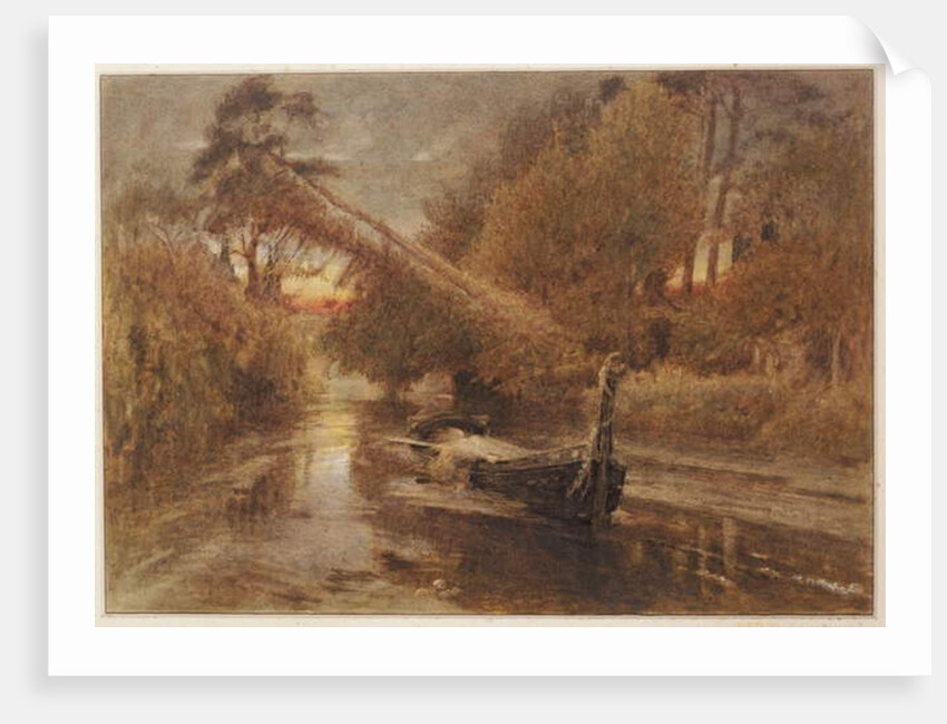 The Lady of Shalott by Albert Goodwin