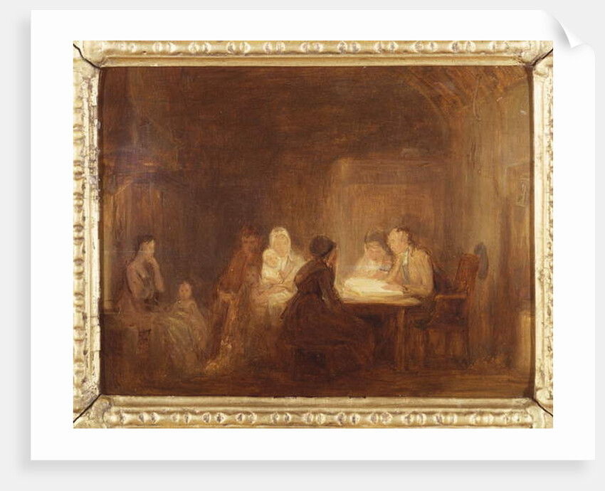 The Cotters Saturday Night - a Sketch by David Wilkie