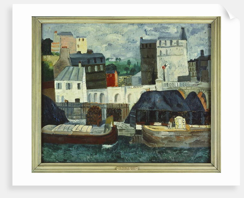 The Seine at Passy, April-May 1928 by Christopher Wood