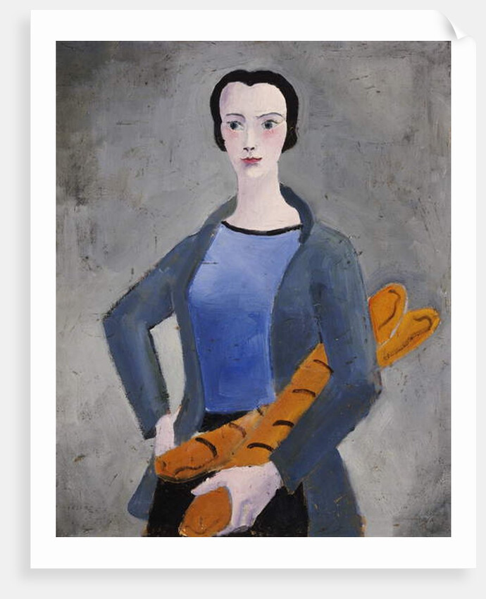 Girl with Bread, 1926 by Christopher Wood