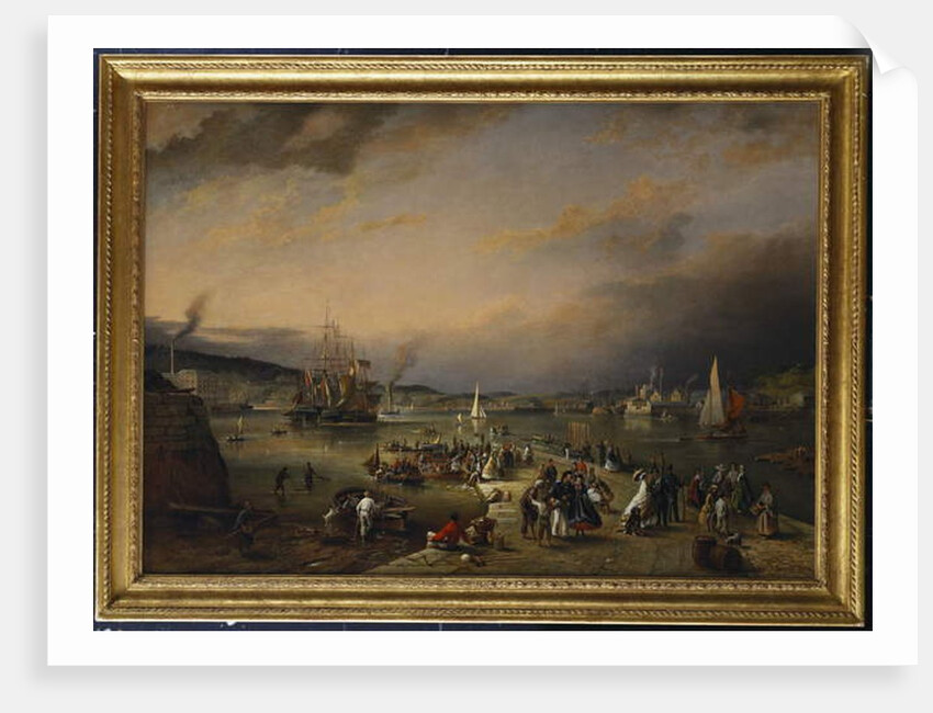 The Admiral's Hard, Stonehouse, Plymouth, 1865 by Richard Bridges Beechey