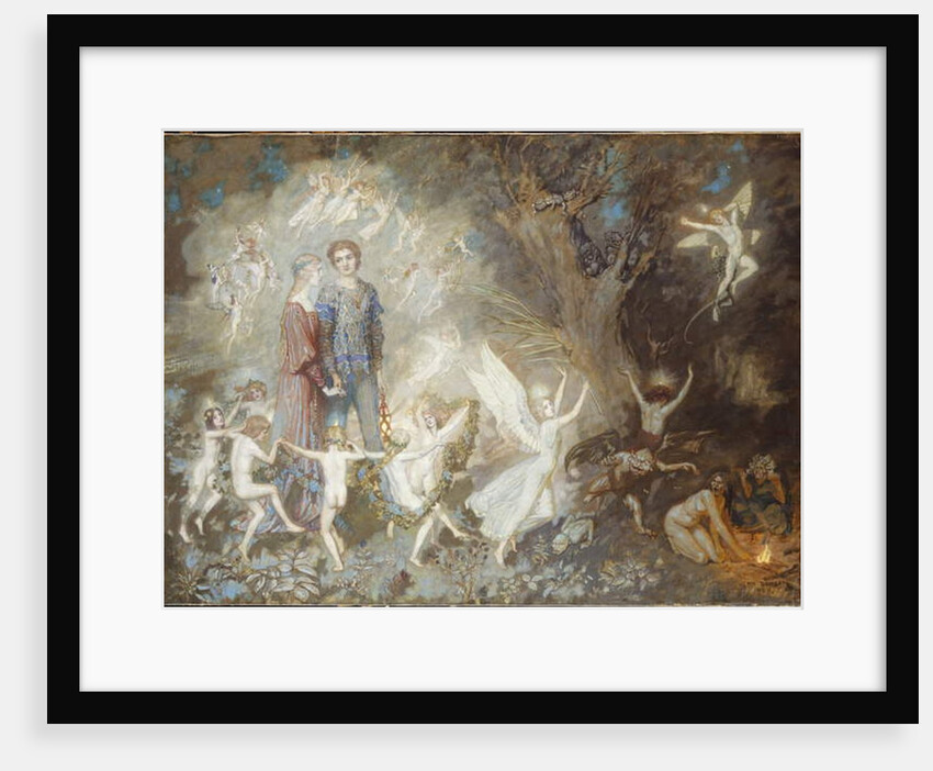 Yorinda and Yoringel in the Witch's Wood, 1910 by John Duncan