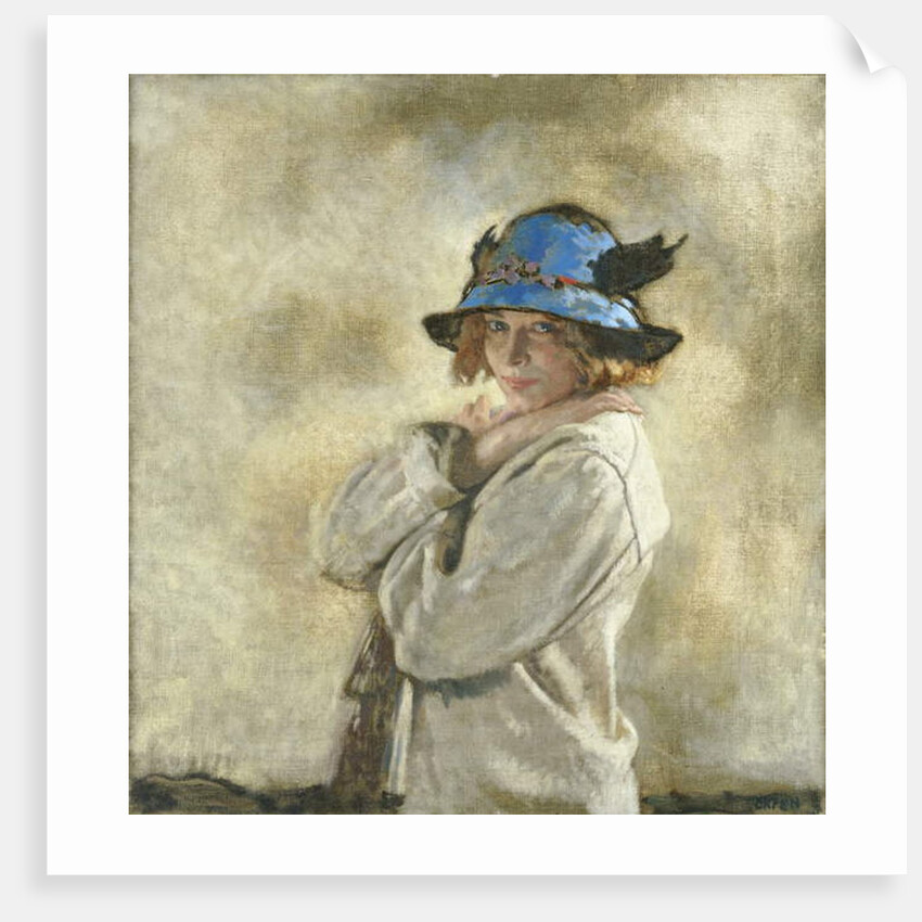The Blue Hat, 1912 by William Orpen