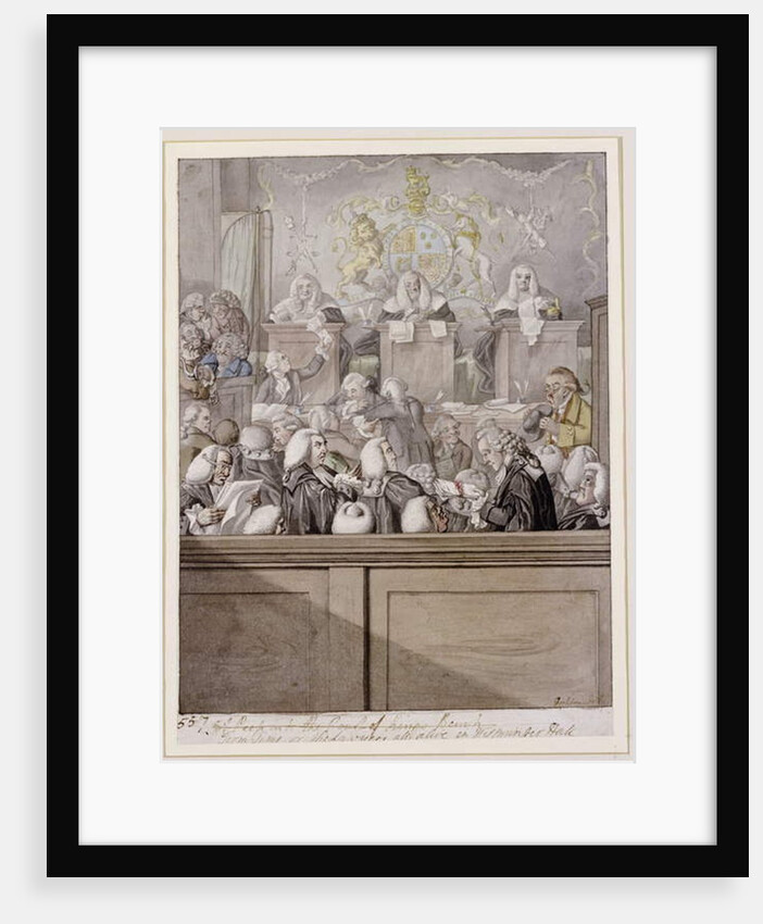 Term Time - or the Lawyers all alive in Westminster Hall by Robert Dighton